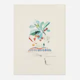 Cerises pierrot (from the Les fruits suite) by Salvador Dalí, 1969-70, photolithograph with drypoint, etching and embossing in colors on BFK Rives, sold Jan 2025