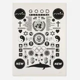 Ashley Bickerton, Good, 1989, screenprint