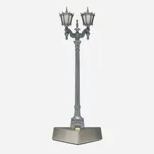 Chris Burden, LACMA 50 invitation, 2015, brushed aluminum, enameled metal, printed paper