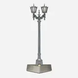 Chris Burden, LACMA 50 invitation, 2015, brushed aluminum, enameled metal, printed paper