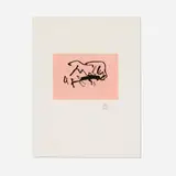 Robert Motherwell, Nymph (from the Ulysses portfolio), 1988, etching in colors on Johannot