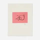Robert Motherwell, Music (from the Ulysses portfolio), 1988, etching in colors on Johannot