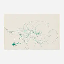 Bruce Conner, Green Line, 1965, lithograph on paper