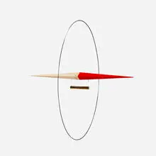 Ólafur Elíasson, 360° Compass, 2009, painted wood, magnet, steel, wire