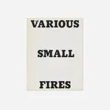 Ed Ruscha, Various Small Fires and Milk, 1964 / 1970, black offset printing with yellow varnish tint overprint on 100 lb. white Vicksburg Vellum text paper