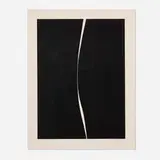 Lorser Feitelson, Untitled (Black and White), 1971, screenprint