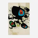 Homage to Miró by Joan Miró, 1973, lithograph in colors, sold Jan 2025