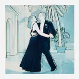 Larry Rivers, Make Believe Ballroom, 1989, acrylic, oil and photolithograph in colors on canvas mounted to cast resin fiber