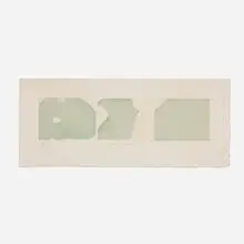 Untitled by Joe Goode, 1973, aquatint in colors, sold Jan 2025