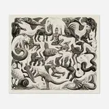 M. C. Escher, Plane Filling II