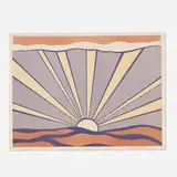 Roy Lichtenstein, Sunrise, 1965, offset lithograph on paper