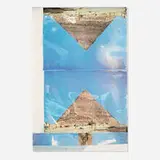 Robert Rauschenberg, Architecture (from the Tribute 21 series), 1994, offset lithograph in colors