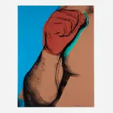 Plate from the Muhammad Ali portfolio by Andy Warhol, 1978, screenprint in colors on Strathmore Bristol, sold Jan 2025