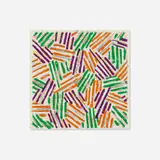 Jasper Johns, Untitled, 1977, screenprint on Patapar printing parchment