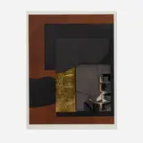 Louise Nevelson, Untitled II (from the Aquatint and Collage series), 1973, aquatint and etching in colors with collage on Fabriano