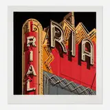 Robert Cottingham, Rialto (from the American Signs portfolio), 2009, screenprint in colors