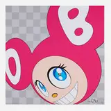 And then and then and then and then and then (Pink) by Takashi Murakami, 1999, offset lithograph in colors, sold Jan 2025