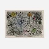 Untitled (from the Flight portfolio) by Joan Miró, lithograph in colors on Arches, sold Jan 2025