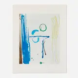 Helen Frankenthaler, Sunshine after Rain, 1987, etching and aquatint in colors on Fabriano