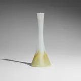 Pulled-feather vase by Tiffany Studios, c. 1914-15, hand-blown Favrile glass, sold Nov 2025