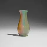 Tiffany Studios, Reactive vase, c. 1914-15, hand-blown Favrile glass
