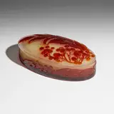 Galle, Sorbier dresser box, c. 1920, acid-etched cameo glass