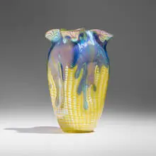 Franz Hofstötter for Loetz, Rare Phänomen vase (Gre 353), c. 1900, hand-blown glass