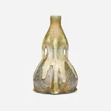 Amphora Edda vase by Stellmacher Riessner & Kessel, c. 1899-1902, glazed earthenware, sold Nov 2025