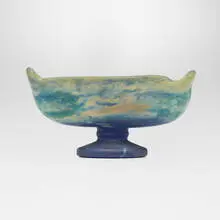 Footed vase by Daum, c. 1900, vitrified glass, sold Nov 2025