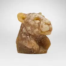 attribution Henri Cros, Lioness, c. 1900, pâte de verre