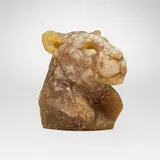 attribution Henri Cros, Lioness, c. 1900, pâte de verre