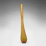 Tiffany Studios, Early and Tall vase, c. 1897-99, hand-blown Favrile glass