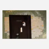 William Eggleston, Tennessee (Brown Door), dye transfer print