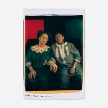 Lyle Ashton Harris, Mother + Husband, 1993, unique large-format Polaroid Polacolor print