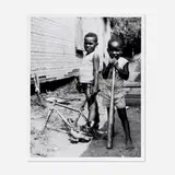 Earlie Hudnall, Jr., Cross Games, 1992, gelatin silver print from Polaroid Type 665 Positive/Negative film