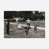 Mickey Pallas, Hula Hoopers, Chicago, gelatin silver print