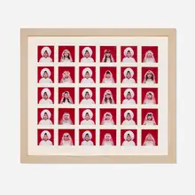 Tomoko Sawada, Bride, 2007, 30 Lambda prints mounted to aluminum in artist's frame