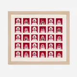 Tomoko Sawada, Bride, 2007, 30 Lambda prints mounted to aluminum in artist's frame
