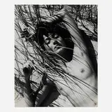 Herbert Matter, Nude on Beach, Provincetown, 1940, vintage gelatin silver print