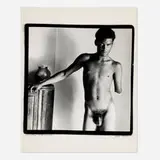 George Dureau, Wing Ding at the Mantle, 1978, gelatin silver print