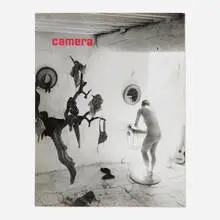 Willy Ronis, Le nu Provençal, Gordes (Mockup for the Cover of Camera Magazine, Sept. 1954), vintage gelatin silver print with applied gouache lettering