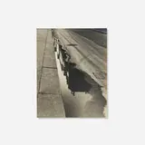Ilse Bing, Puddle, Rue de Valois, Paris