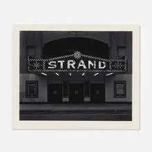 Strand Theater, Keyport, N.J. by George Tice, 1973, gelatin silver print, sold Nov 2025