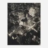 Berenice Abbott, New York at Night (Exchange Place from Broadway), photogravure on Somerset Satin