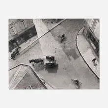 André Kertész, Carrefour, Blois, gelatin silver print
