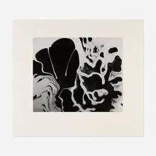 Cracked Glass, 1955 by Brett Weston, gelatin silver print, sold Nov 2025