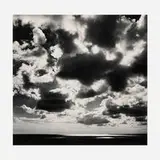 Kyiv Sea, Study 5, Vishgorod, Ukraine by Michael Kenna, gelatin silver print, sold Nov 2025