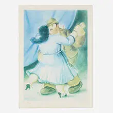 Fernando Botero, Dancers, 1983, offset lithograph in colors