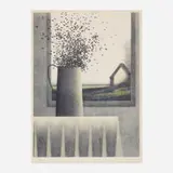 Robert Kipniss, Window Scene, mezzotint in colors