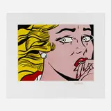 Roy Lichtenstein, Crying Girl exhibition poster for Parrish Art Museum, 1994, offset lithograph in colors on wove paper